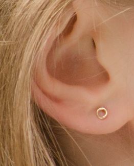 minimalist stud earrings