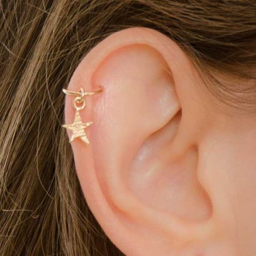 Star Helix Earring