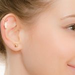 Hamsa Helix Earring
