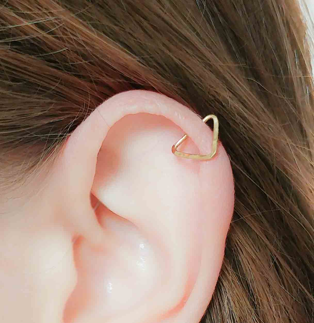Triangle Helix Earring