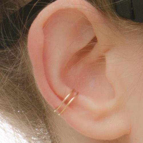 Double Ear Cuff Gold Filled