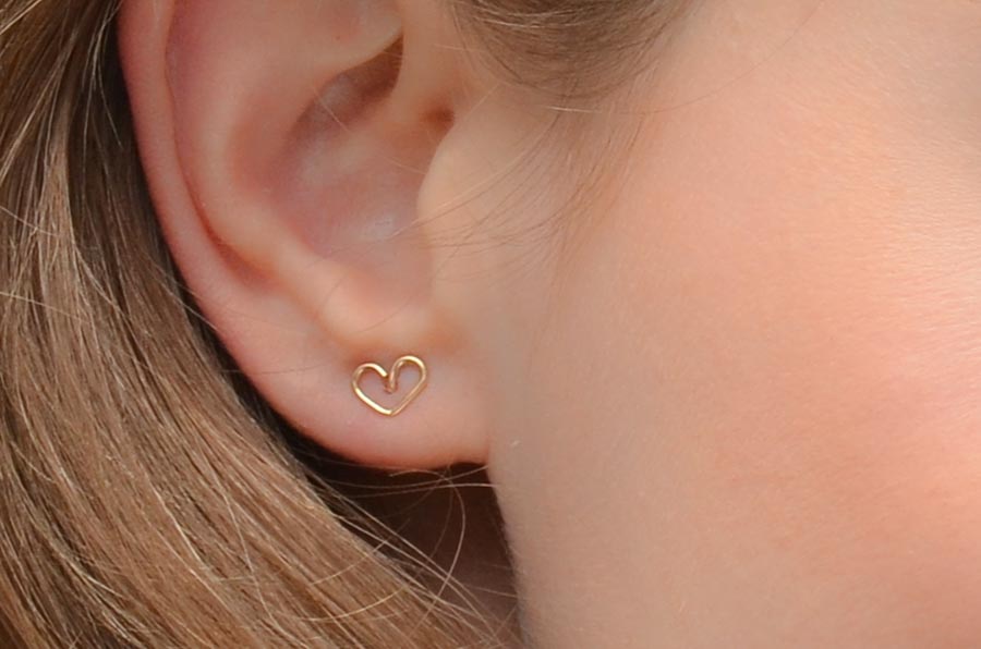 Tiny Heart Earrings Different Colors | Sweethearts and Crafts