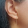 open hoop earring