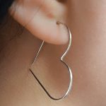 sterling silver hoops earrings