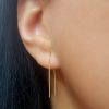 dainty hook earrings