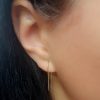 open minimalist earring