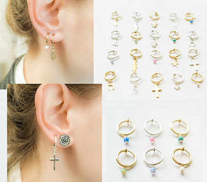 clip on earring all options
