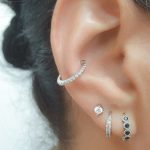 diamonds ear cuff
