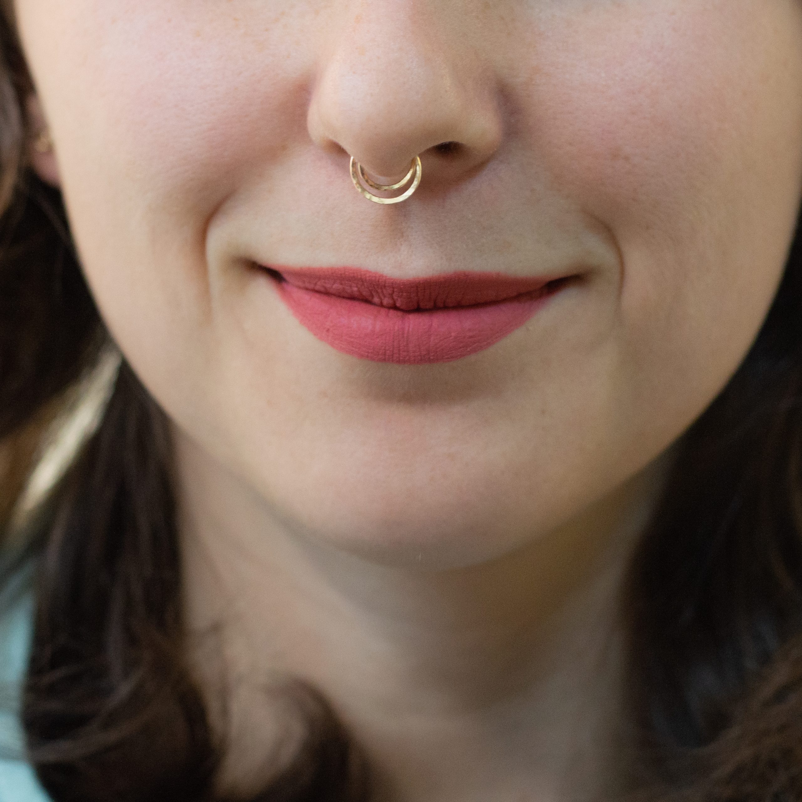 Buy Nose Rings No Piercing Needed, Fake Nose Ring, Faux Septum Ring, Fake  Lip Ring Online in India - Etsy