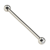 CZ Barbell Silver