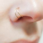 Double Nose Ring Gold