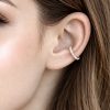 CZ conch ear cuff, no piercing, in 14k gold filled