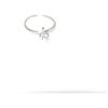 Tiny CZ dangle septum ring in 14k gold filled, photo 3