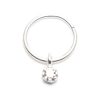 Tiny CZ dangle septum ring in 14k gold filled, photo 4