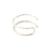 Diamond cut double ear cuff in sterling silver, photo 4