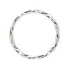 Diamond cut sterling silver nose ring hoop with sparkly faceted finish, photo 2