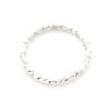 Diamond cut sterling silver nose ring hoop with sparkly faceted finish, photo 4