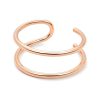 Double band ear cuff in 14k gold filled, no piercing needed, photo 6