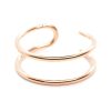 Double band fake lip ring clip-on in 14k gold filled, photo 8