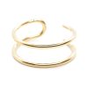 Double band fake lip ring clip-on in 14k gold filled, photo 9