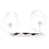 Double piercing staple stud earring in 14k gold filled, polished finish, photo 10