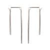 Double piercing threader earring in 14k gold filled, photo 4
