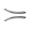 Hammered ear climber earring in sterling silver, photo 4
