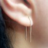 Long arch threader earring in 14k gold filled, photo 3