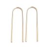 Long arch threader earring in 14k gold filled, photo 8