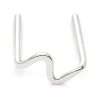 Lightning bolt double lobe stud earring in 14k gold filled, photo 5