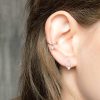 Opal dangle ear cuff in 14k gold filled, photo 3