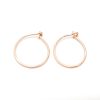 Small flat hoop earrings in 14k gold filled, photo 5