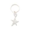 Seamless helix hoop earring with tiny star charm in 14k gold filled, photo 6