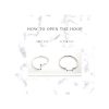 Seamless helix hoop earring with tiny star charm in 14k gold filled, photo 8