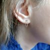 Star of David wire stud earrings in 14k gold filled, photo 3