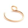 Thin fake nose hoop in 14k gold filled, photo 7