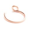Thin fake nose hoop in 14k gold filled, photo 8