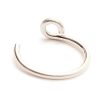 Thin fake nose hoop in 14k gold filled, photo 9