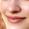 Tiny 1.5 mm CZ diamond nose stud in 14k gold filled, photo 5