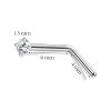 Tiny 1.5 mm CZ diamond nose stud in 14k gold filled, photo 7