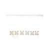 Tiny CZ solitaire stud earring in 14k gold filled, photo 5