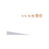 Tiny dot helix stud in 14k gold filled, photo 5