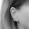 Tiny dot helix stud in 14k gold filled, photo 9