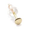 Tiny dot stud earring in 14k gold filled, photo 6