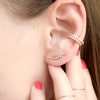 Tiny dot stud earring in 14k gold filled, photo 9