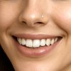Tiny 2 mm star nose stud in 14k gold filled, photo 3