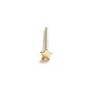 Tiny 2 mm star nose stud in 14k gold filled, photo 10