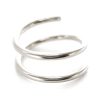 Double hoop nose ring for one piercing in 14k gold filled, photo 4