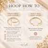 Double hoop nose ring for one piercing in 14k gold filled, photo 12