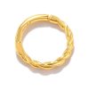 Twisted rope hinged septum ring, 16g, in sterling silver, photo 4